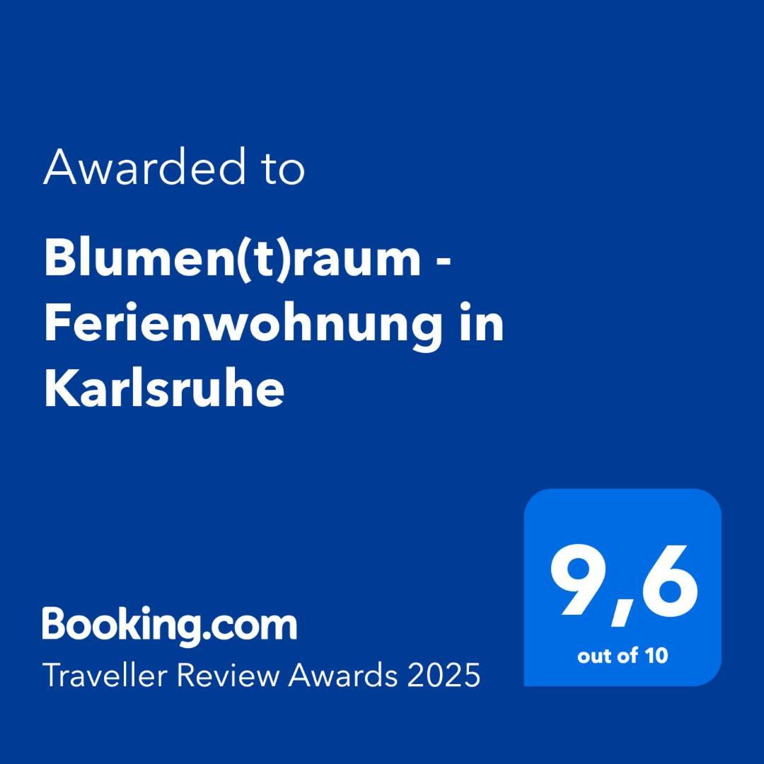 Ferienwohnung Blumen Karlsruhe Exterior foto